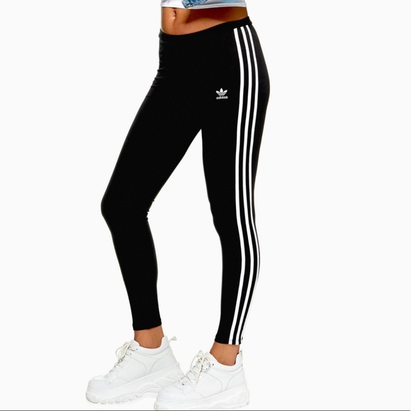 adidas Pants - NEVER WORN BLACK ADIDAS LEGGINGS